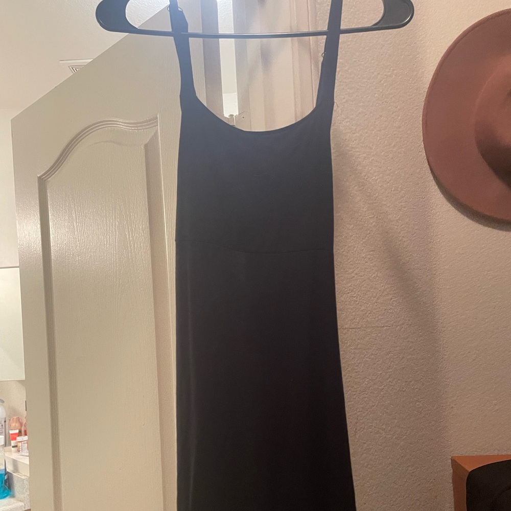 volcom black dress with tie